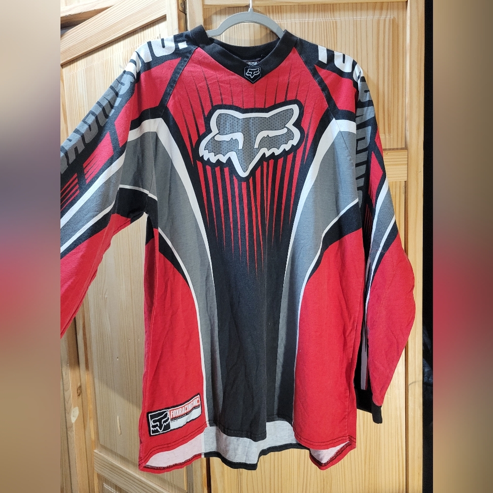 Fox Red and Black Racing Shirt